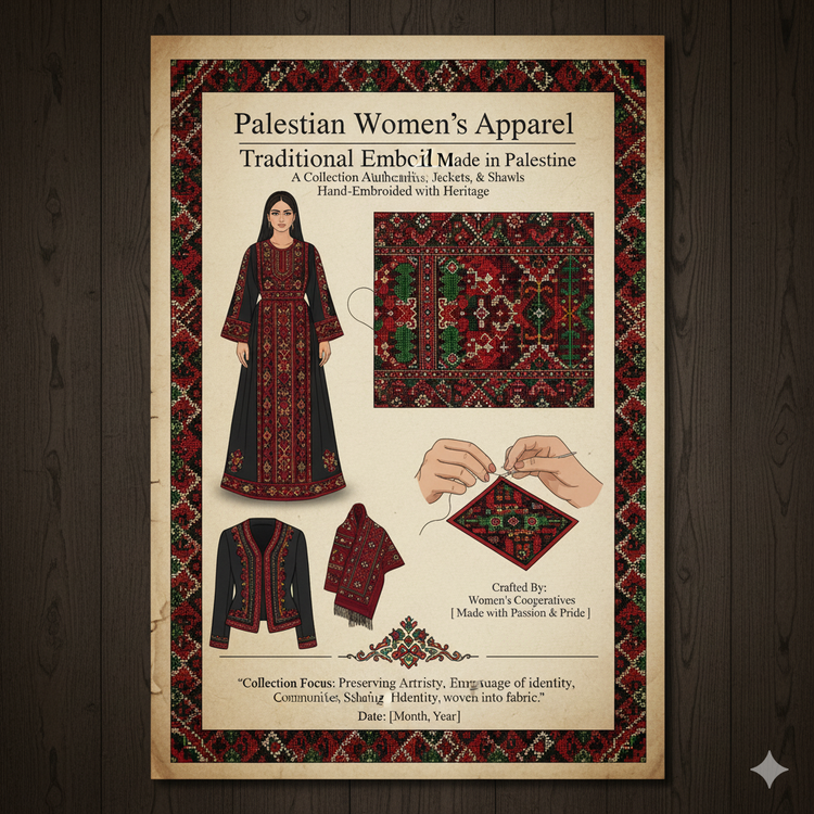 Palestinian Women’s Apparel | Traditional Embroidery Made in Palestine