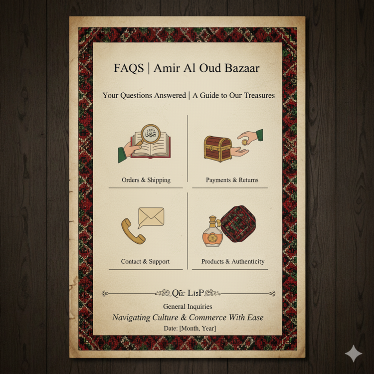 FAQs | Amir Al Oud Bazaar