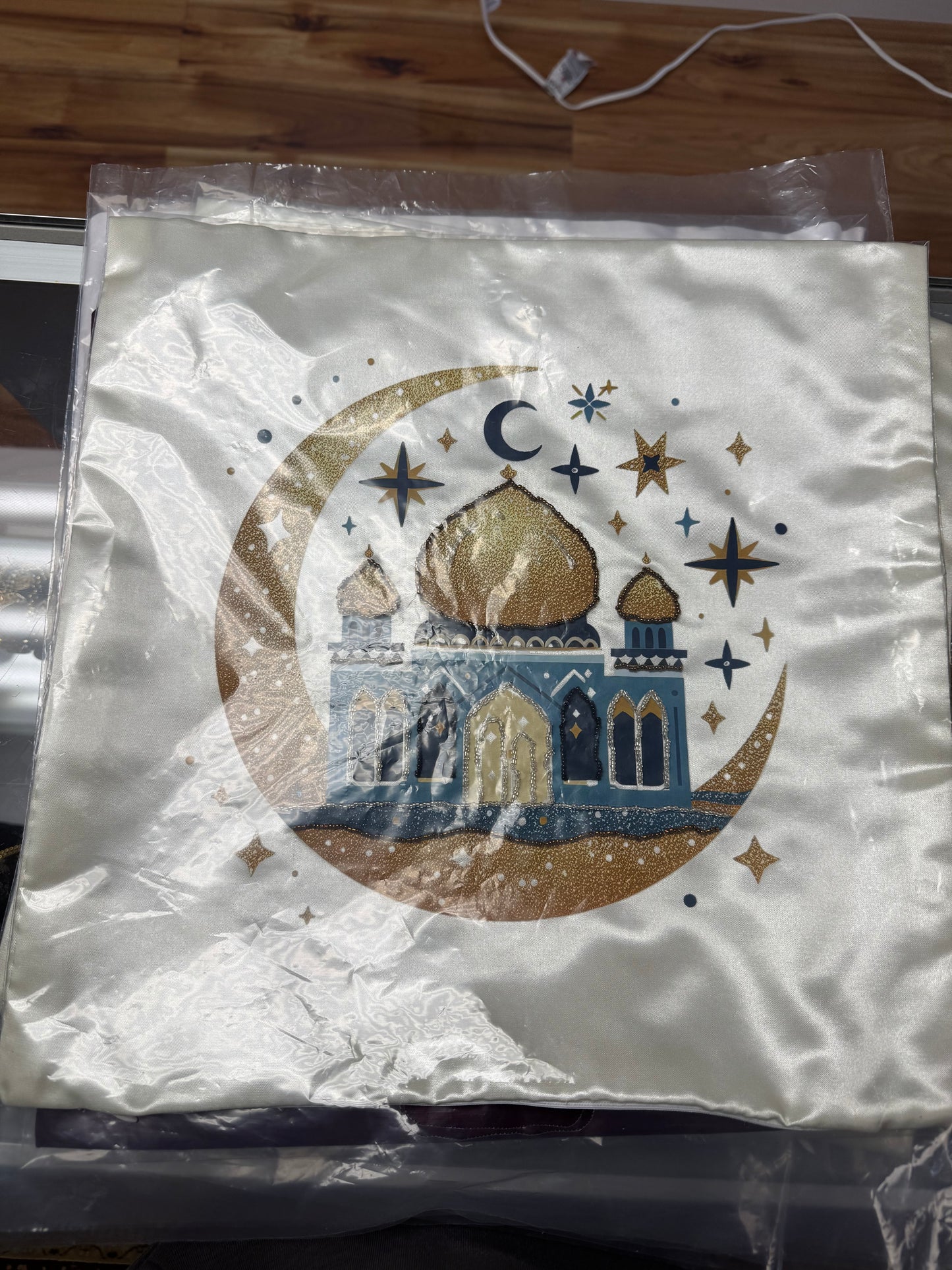 Islamic Satin Decorative Pillow Covers