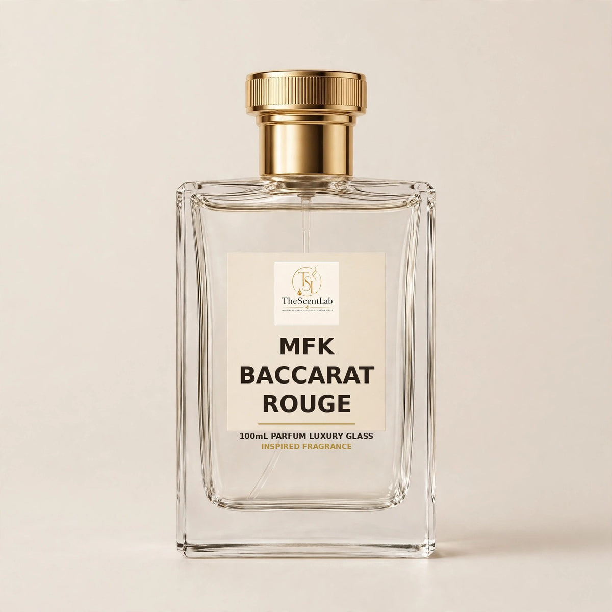 Mfk Baccarat Rouge (Type) – 100mL Parfum – Luxury Glass – The Scent Lab inspired fragrance