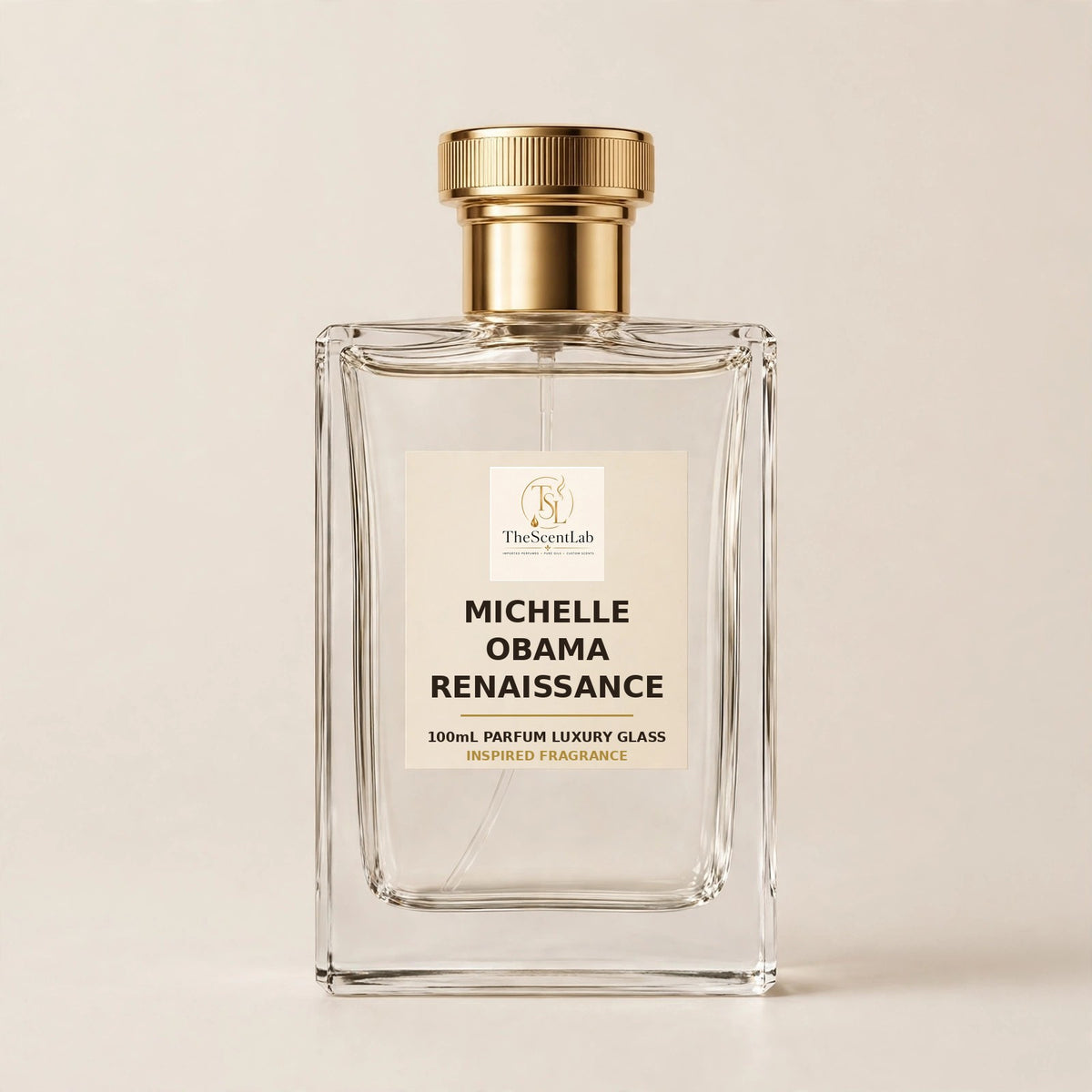 Michelle Obama Renaissance (Type) – 100mL Parfum – Luxury Glass – The Scent Lab inspired fragrance