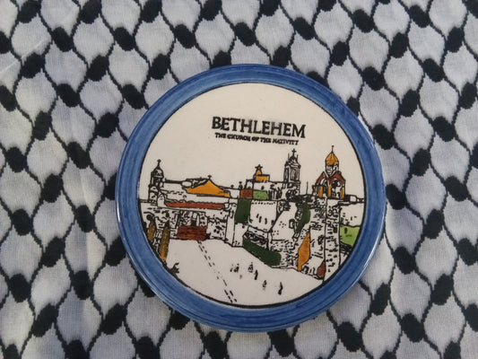 Made in Palestine handcrafted hand-painted plates