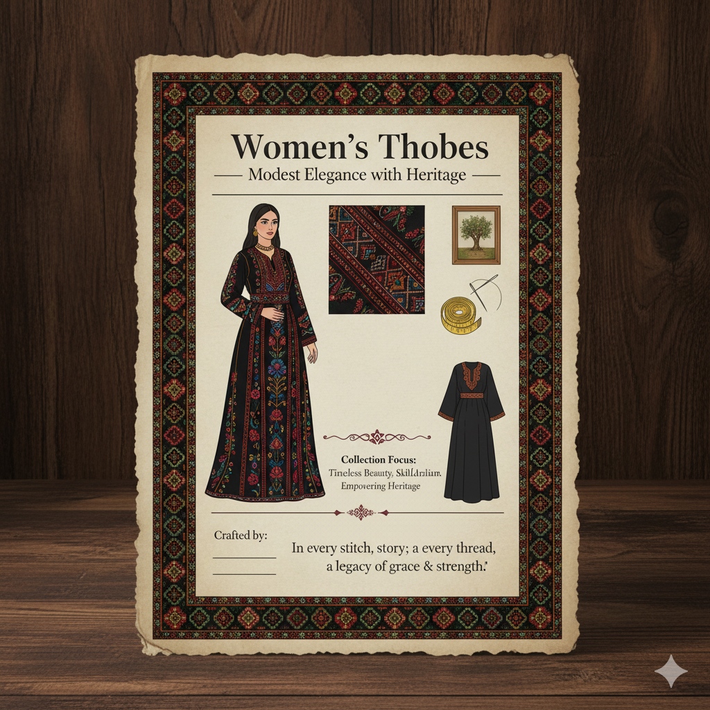 Women’s Thobe's— Modest Elegance with Heritage