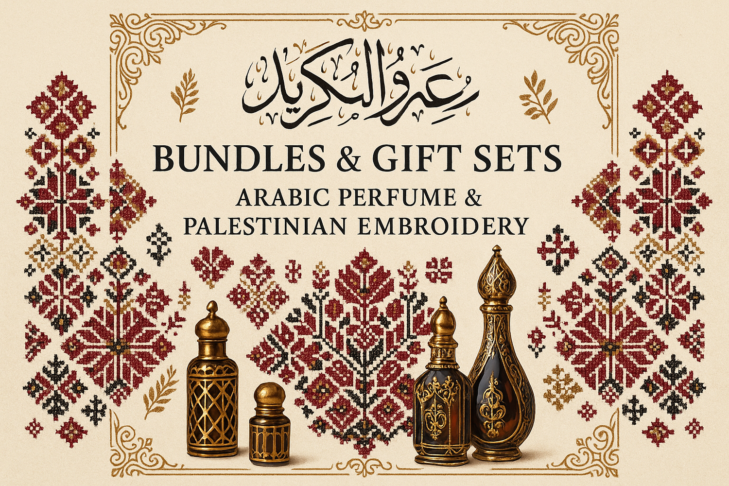 Bundles & Gift Sets | Arabic Perfume & Palestinian Embroidery