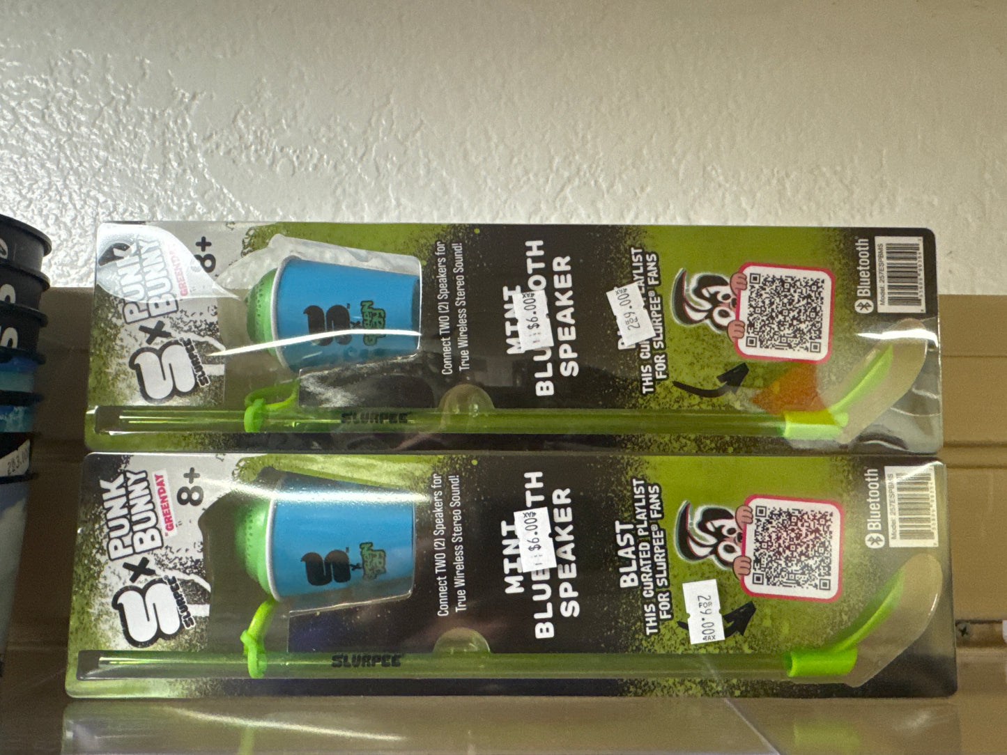 Slurpee X punk bunny, mini Bluetooth speaker straw