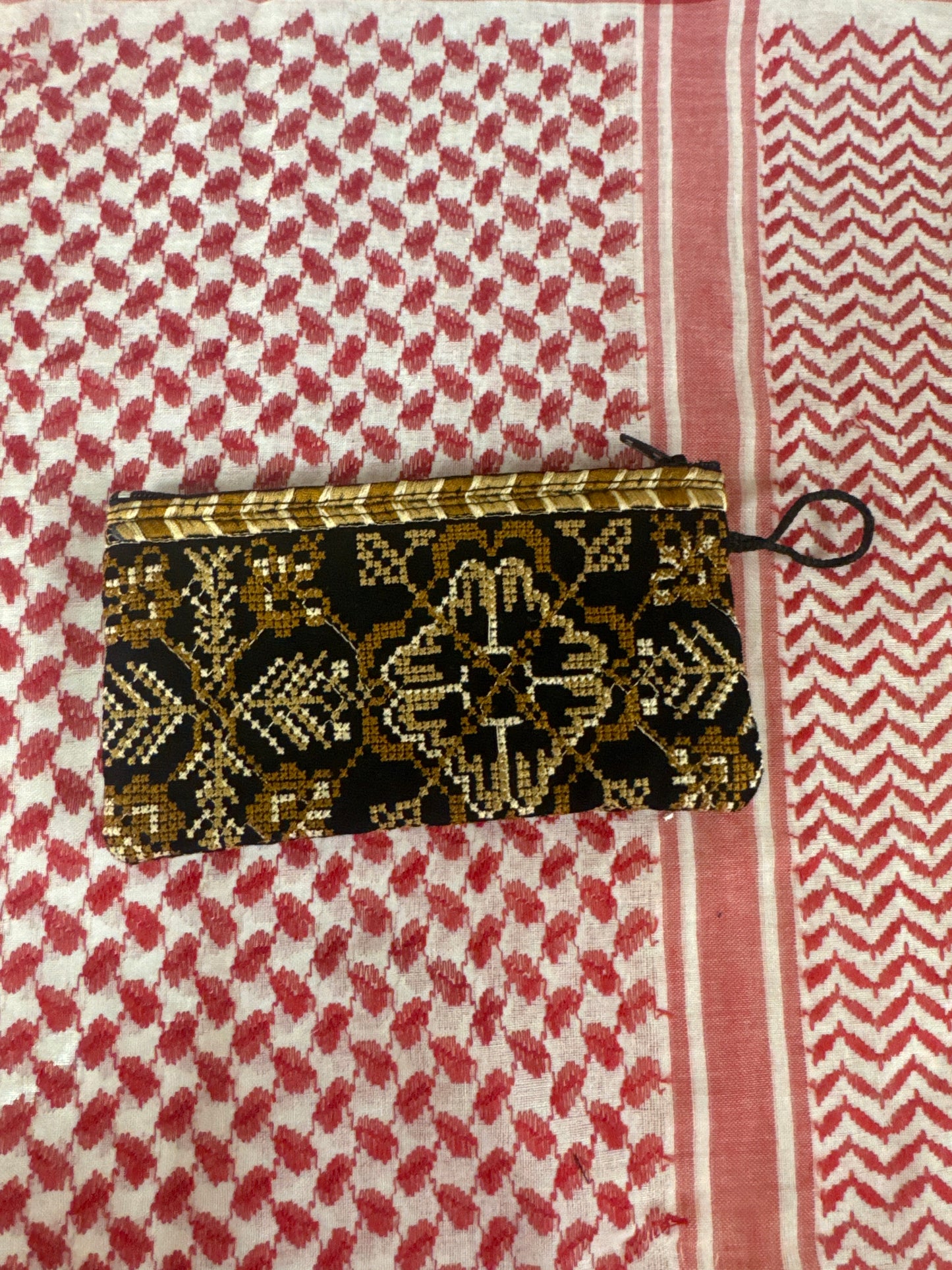 Mini Embroidered Purses (Single Zipper)