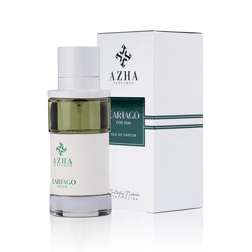Azha Cartago Eau de Parfum 100ml for Men – Floral Leather Amber Cologne (Dubai Niche)