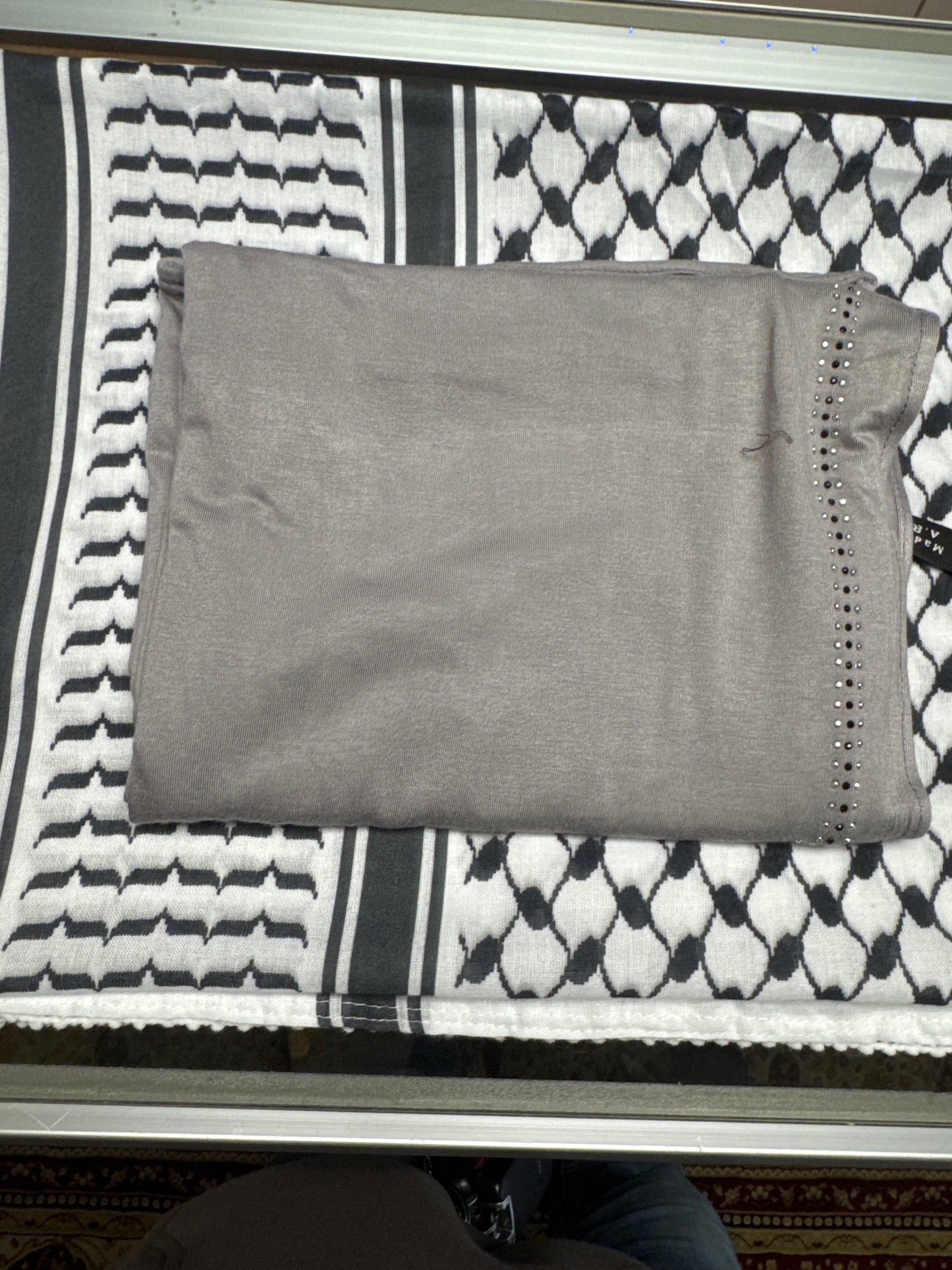 Arabic soft cotton blend scarves mix brand