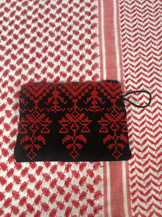 Mini Embroidered Purses (Single Zipper)