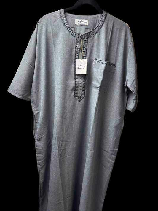 Men’s Grey Traditional Thobe – Made in Palestine