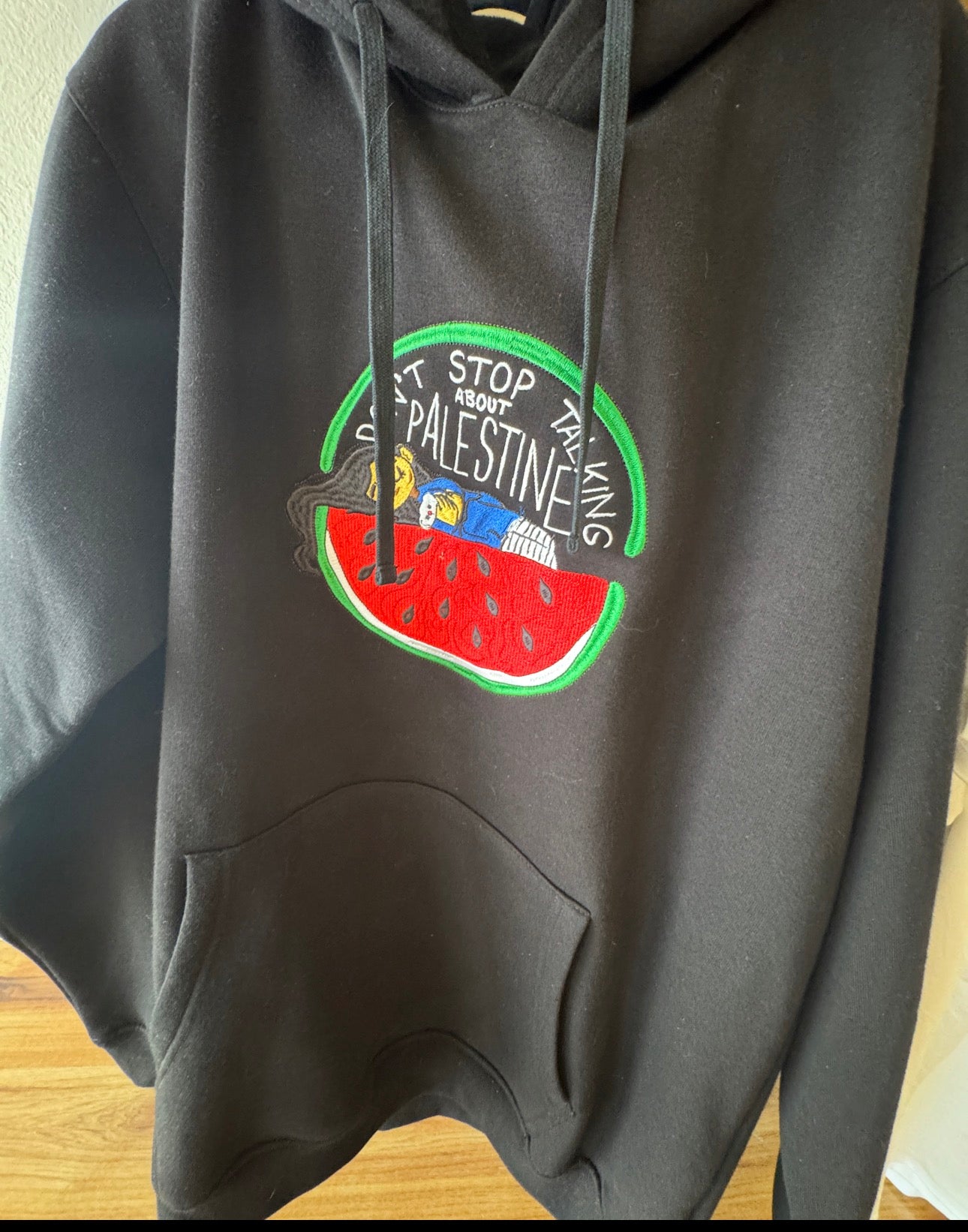 🍉 Watermelon Hoodie – Don’t Stop Talking About Palestine | Al Falastini™