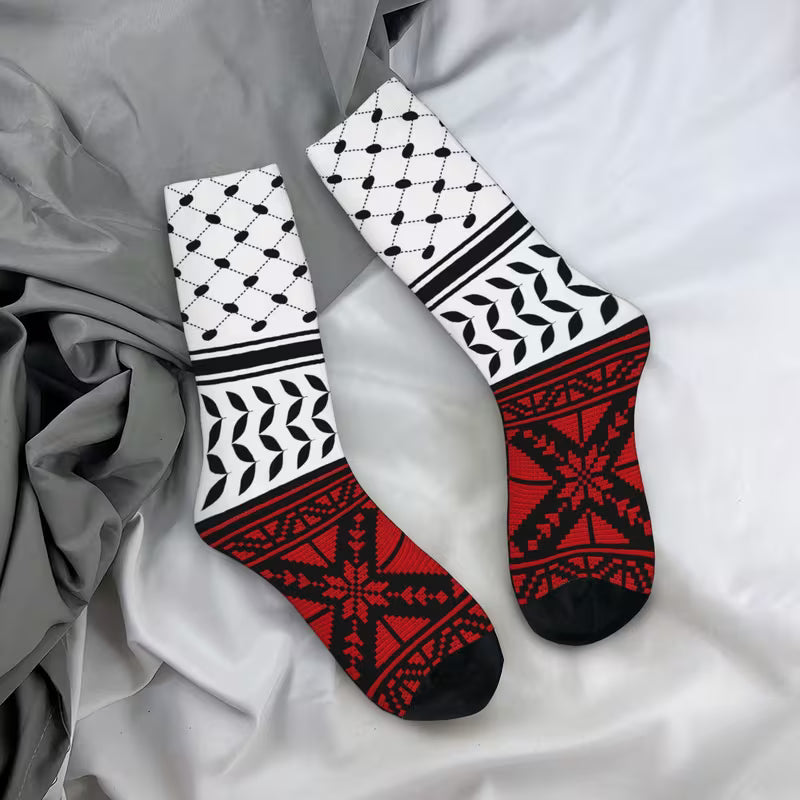 Palestinian Tatreez Crew Socks Collection | Al Falastini™