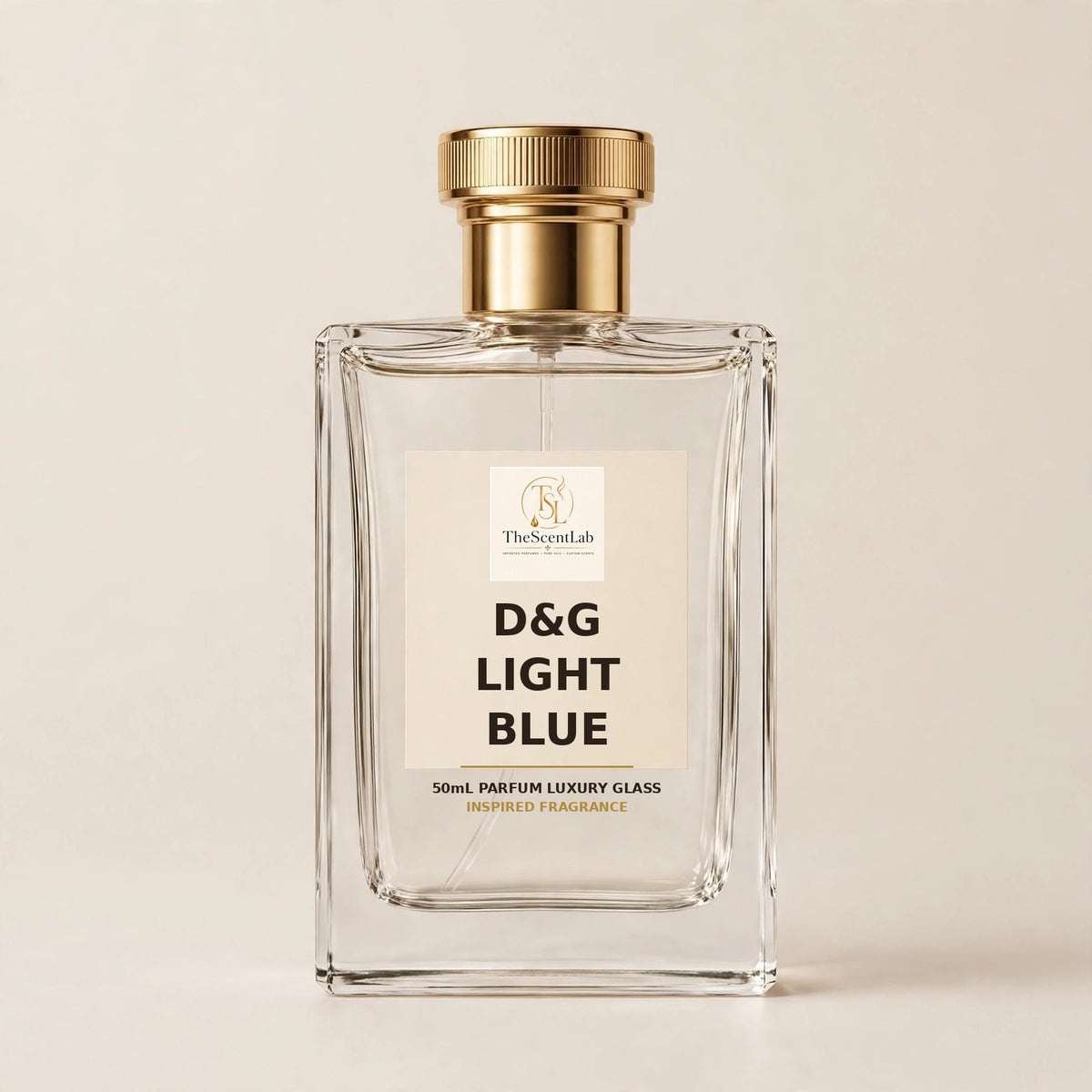 D&G Light Blue (Type) – 50mL Parfum – Luxury Glass – The Scent Lab inspired fragrance
