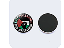 Palestine Magnet Button Set – Al Falastini™ 1"x1" Size