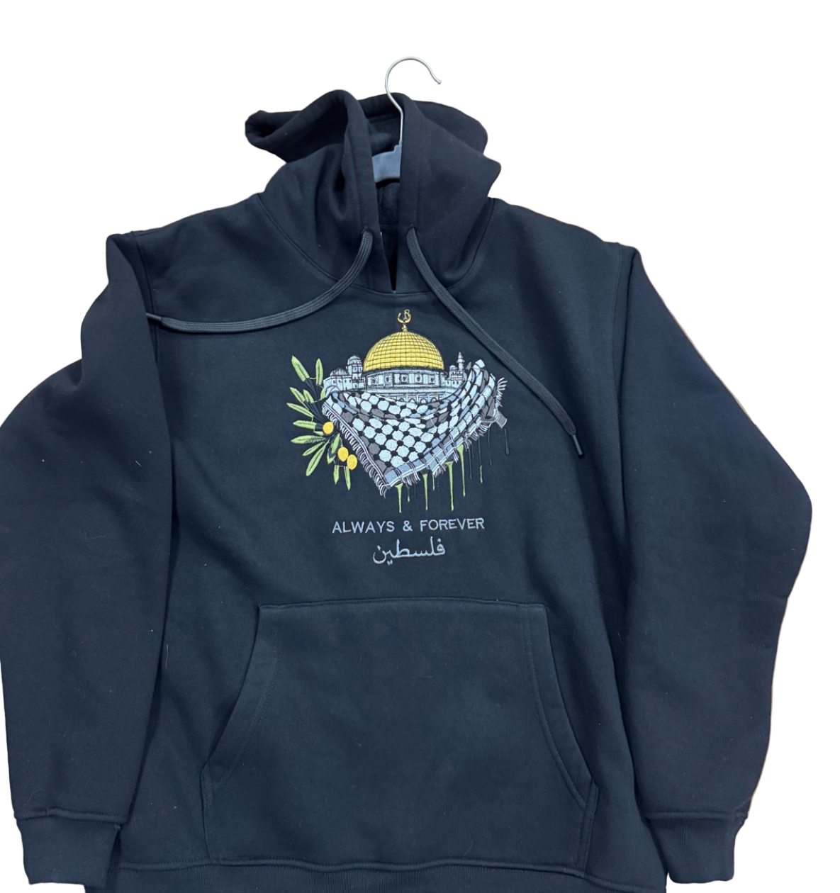 Al Aqsa Always & Forever Hoodie – Black
