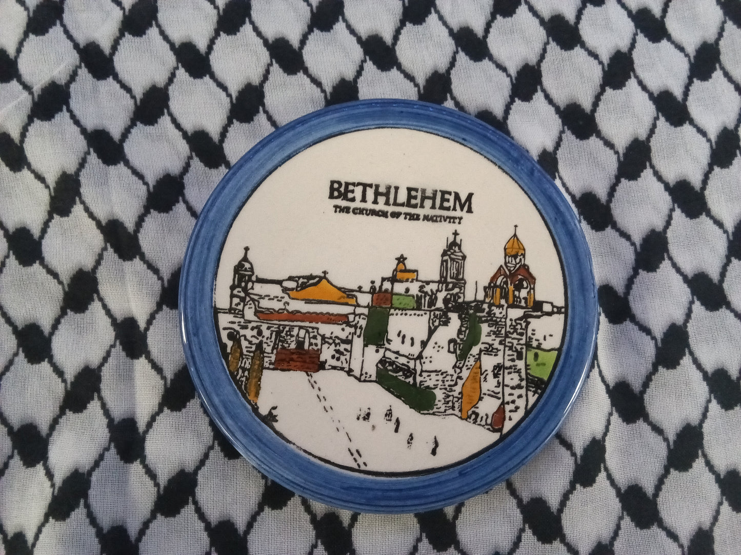 Made in Palestine handcrafted hand-painted plates