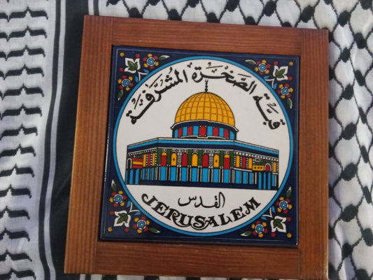 Bethlehem made in Palestine hand-painted crafted from clay