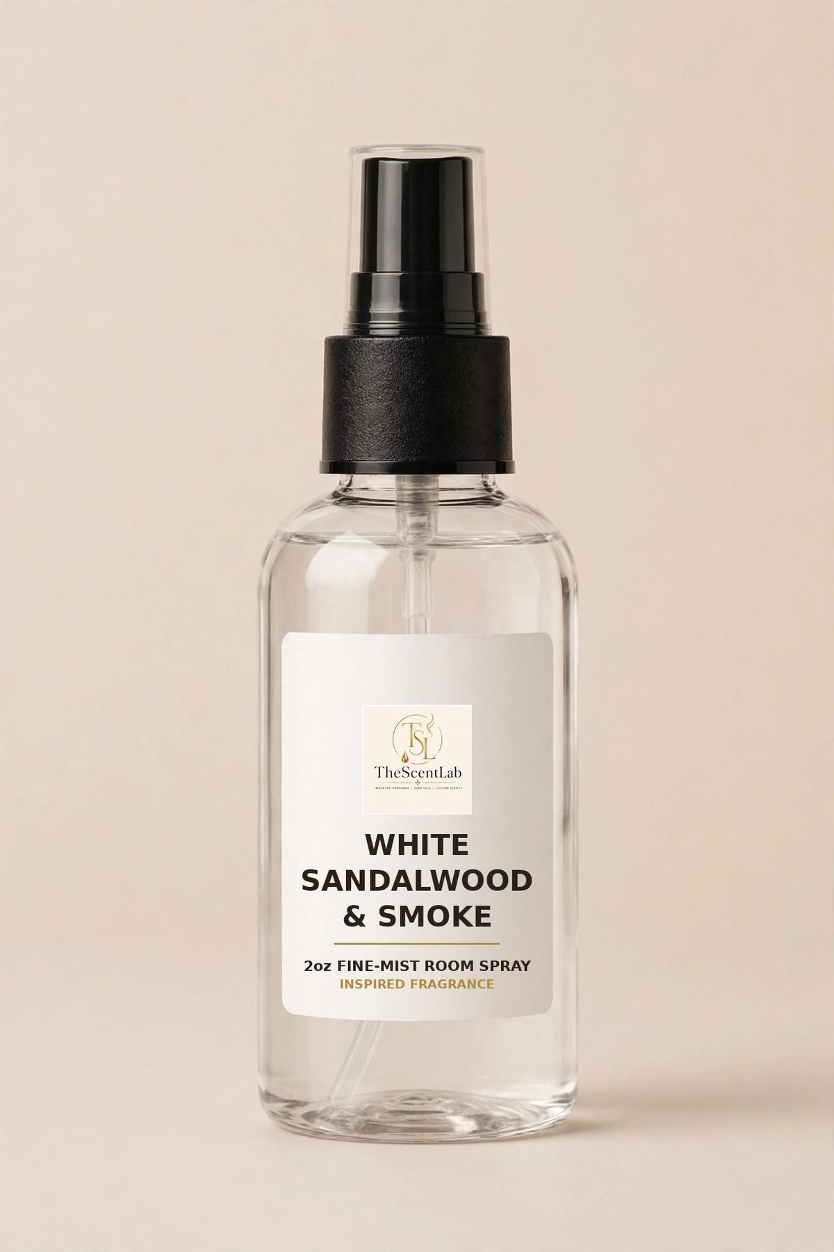 White Sandalwood & Smoke (Type) – 2oz Fine-Mist Spray – Room Spray – The Scent Lab inspired fragrance